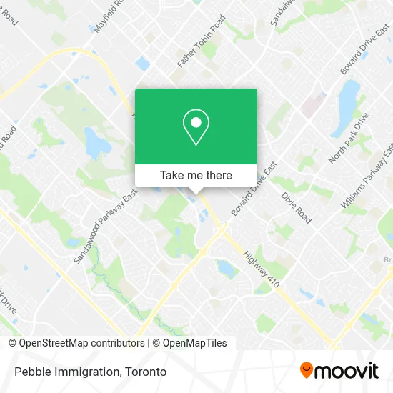 Pebble Immigration map