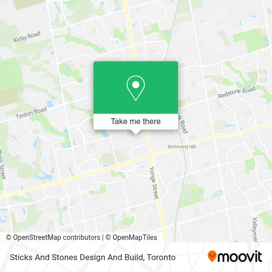 Sticks And Stones Design And Build map
