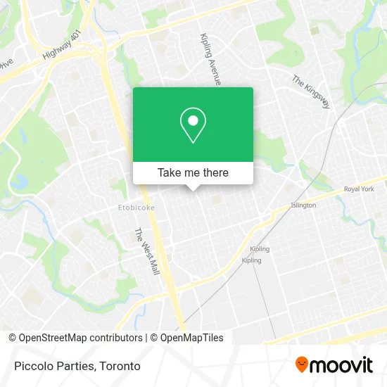 Piccolo Parties map