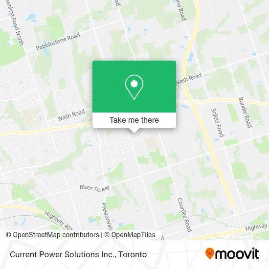 Current Power Solutions Inc. map
