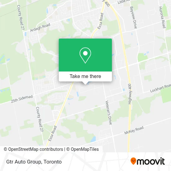 Gtr Auto Group map