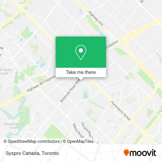 Syspro Canada map