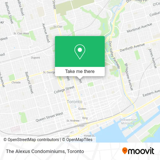 The Alexus Condominiums map