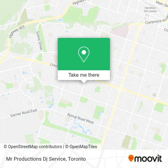 Mr Productions Dj Service map