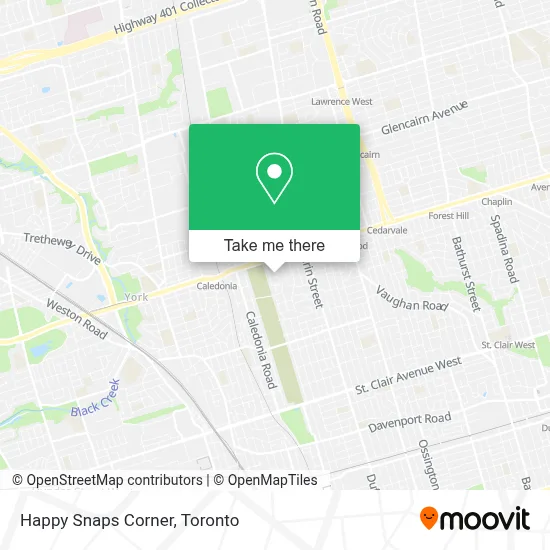 Happy Snaps Corner map