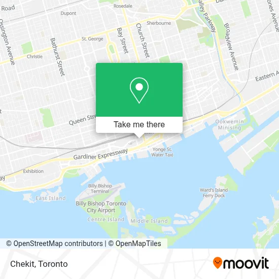 Chekit map