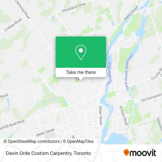 Davin Orde Custom Carpentry map