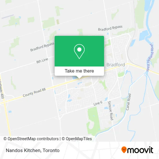 Nandos Kitchen map