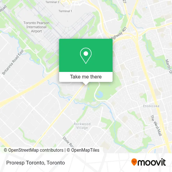 Proresp Toronto map