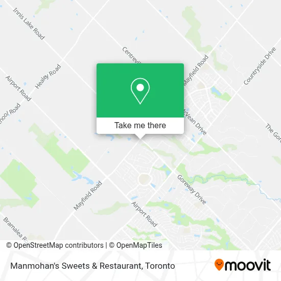 Manmohan's Sweets & Restaurant map