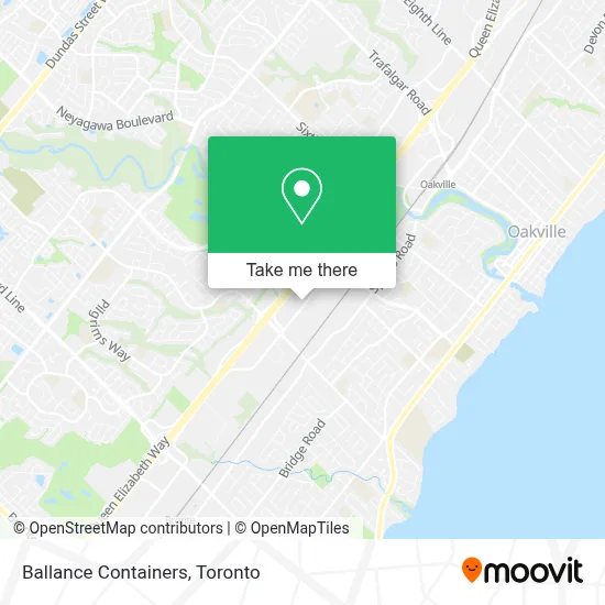 Ballance Containers map