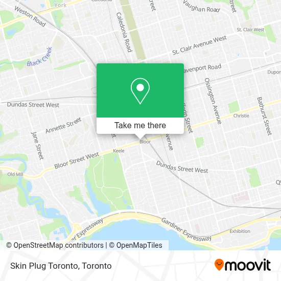 Skin Plug Toronto map