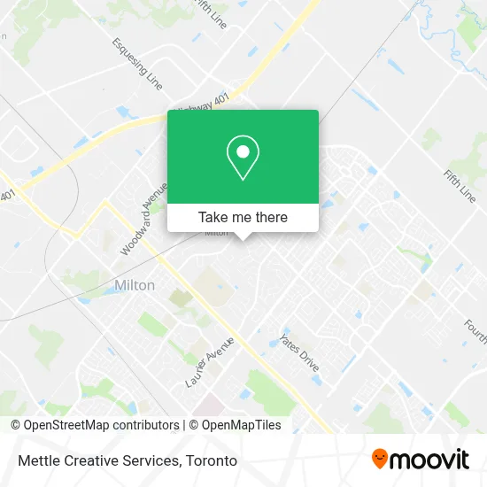 Mettle Creative Services map