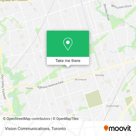 Vision Communications map