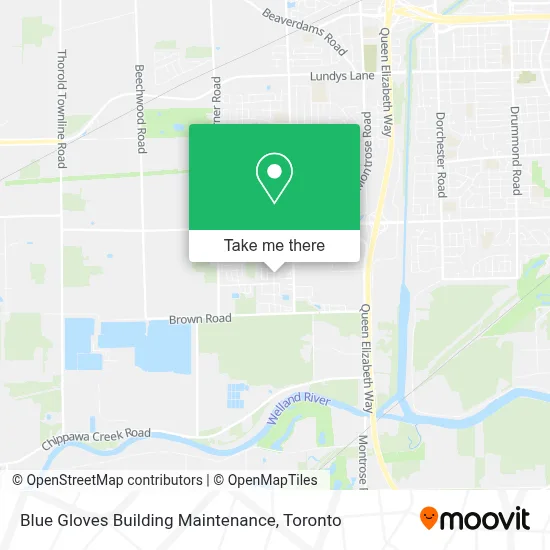 Blue Gloves Building Maintenance map