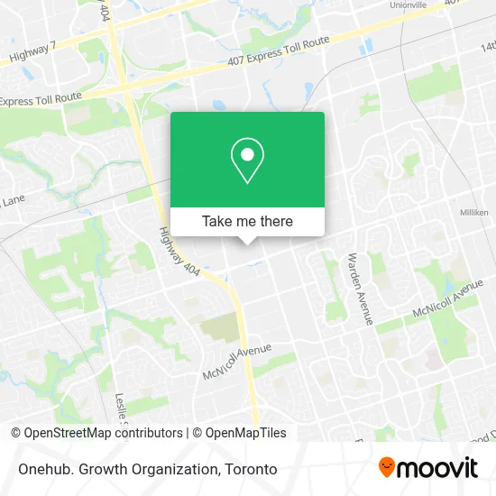 Onehub. Growth Organization map