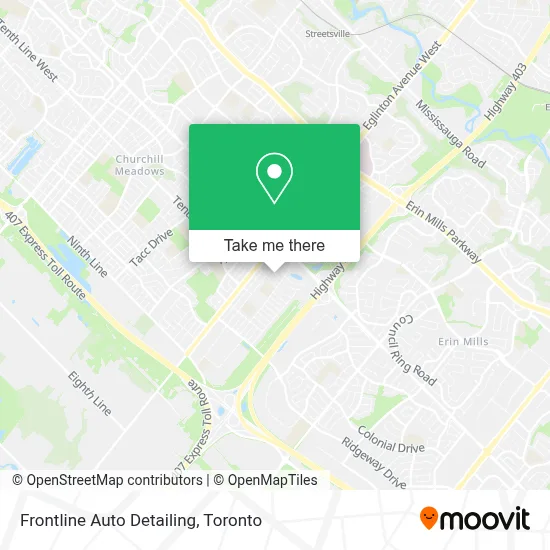 Frontline Auto Detailing map