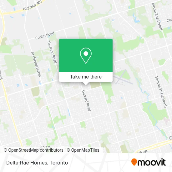 Delta-Rae Homes map
