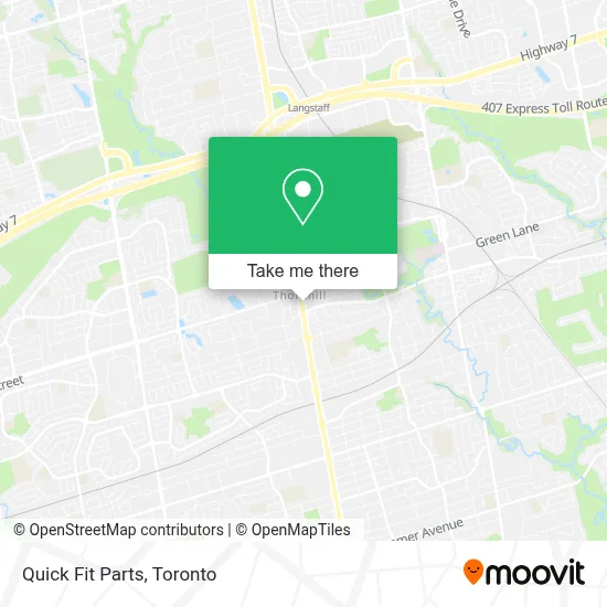 Quick Fit Parts map