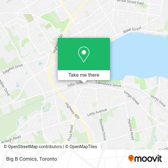 Big B Comics map