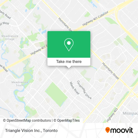 Triangle Vision Inc. map
