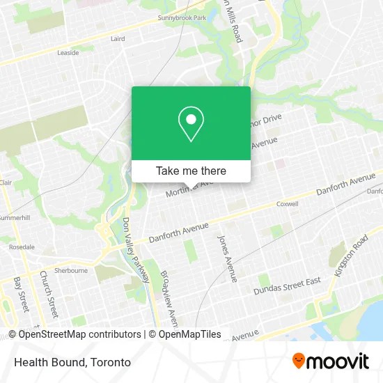 Health Bound map