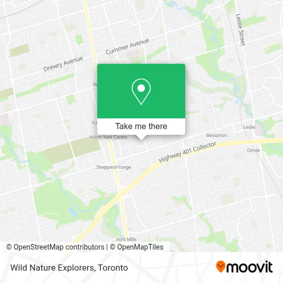 Wild Nature Explorers map