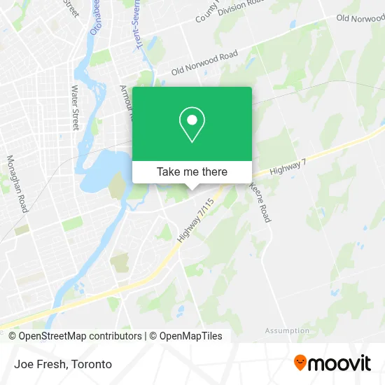 Joe Fresh map