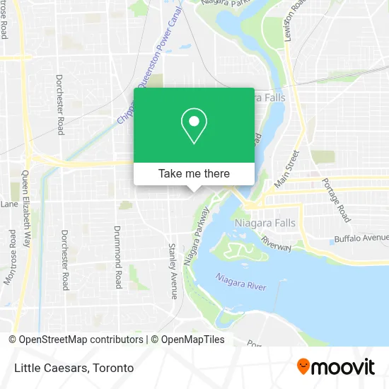 Little Caesars map