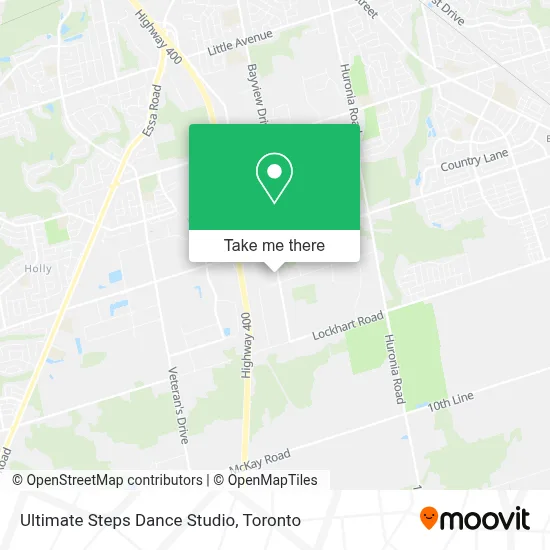 Ultimate Steps Dance Studio map