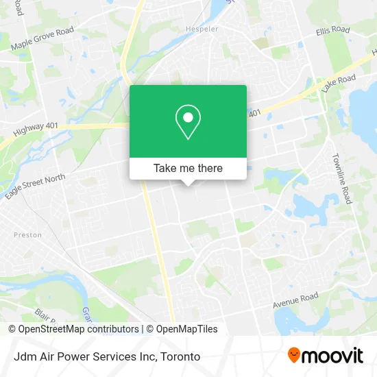 Jdm Air Power Services Inc map