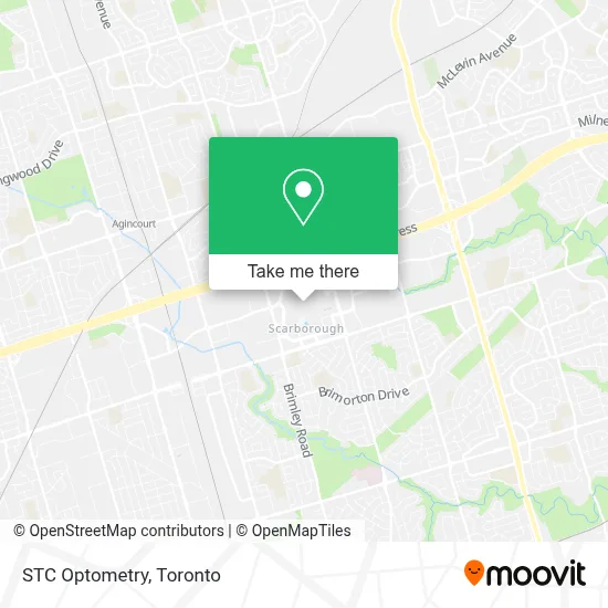 STC Optometry map