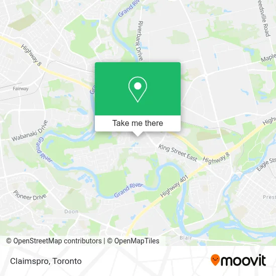 Claimspro map