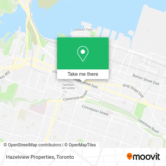 Hazelview Properties map