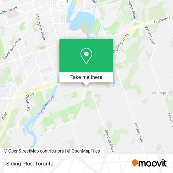 Siding Plus map