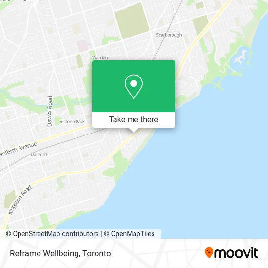 Reframe Wellbeing map