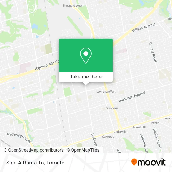 Sign-A-Rama To map