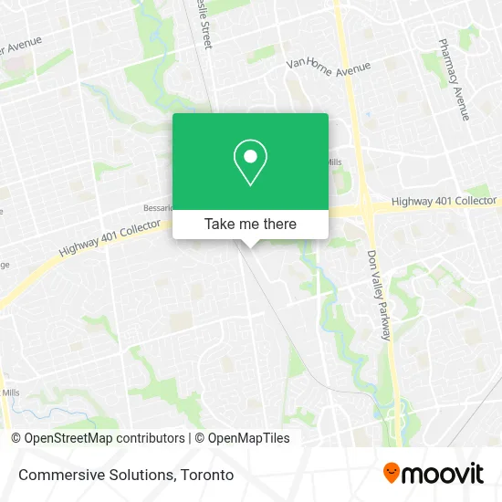Commersive Solutions map