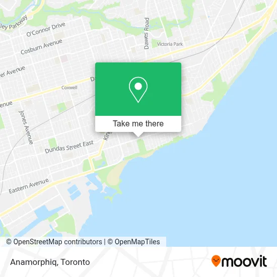 Anamorphiq map