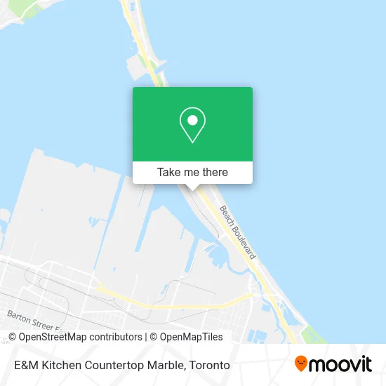 E&M Kitchen Countertop Marble map