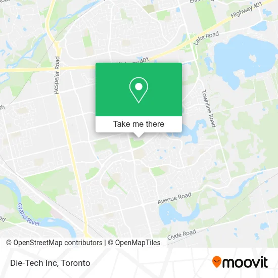 Die-Tech Inc map