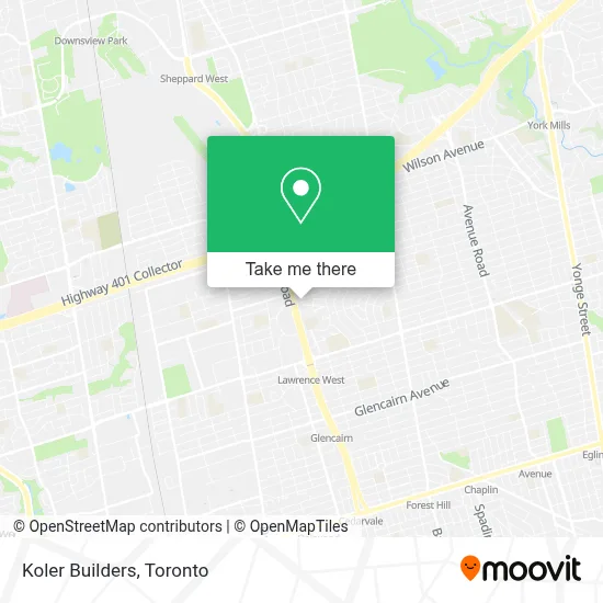 Koler Builders map