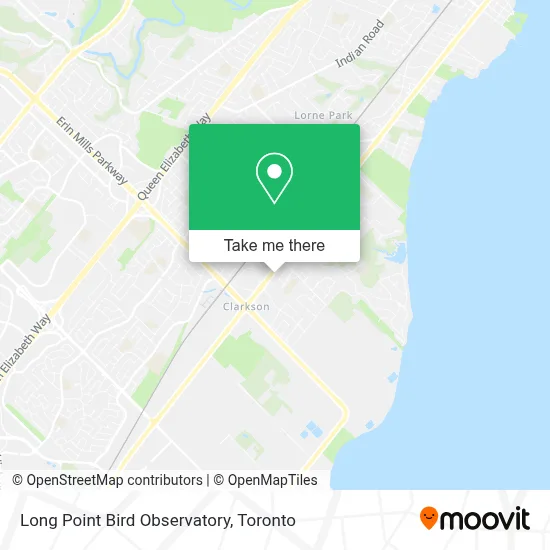 Long Point Bird Observatory map