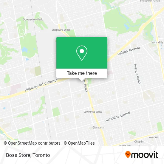 Boss Store map