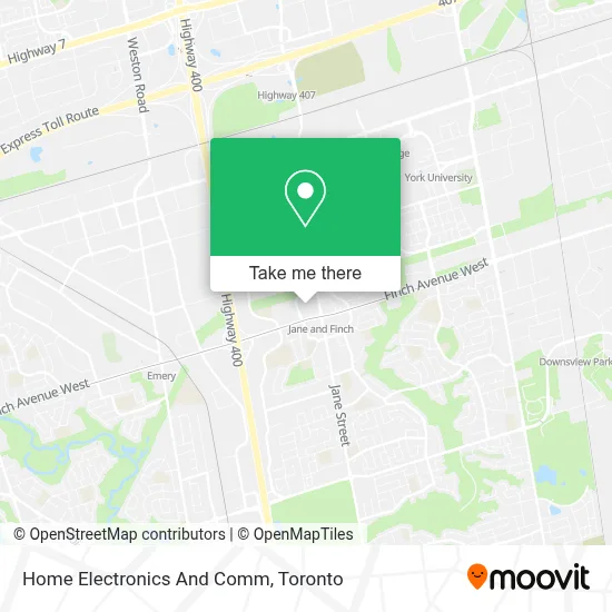 Home Electronics And Comm map