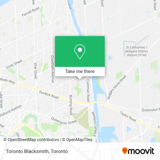 Toronto Blacksmith map