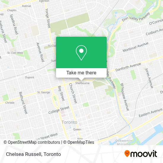 Chelsea Russell map