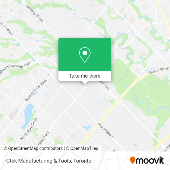 Gtek Manufacturing & Tools map