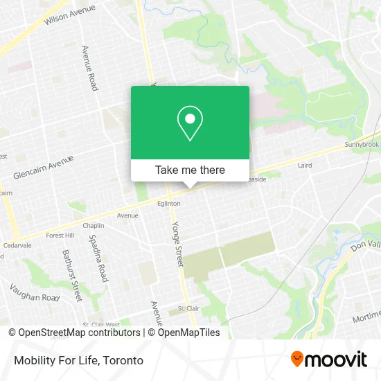 Mobility For Life map