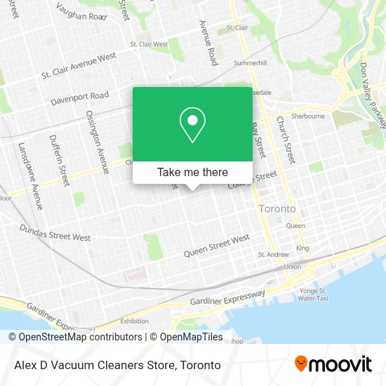 Alex D Vacuum Cleaners Store map